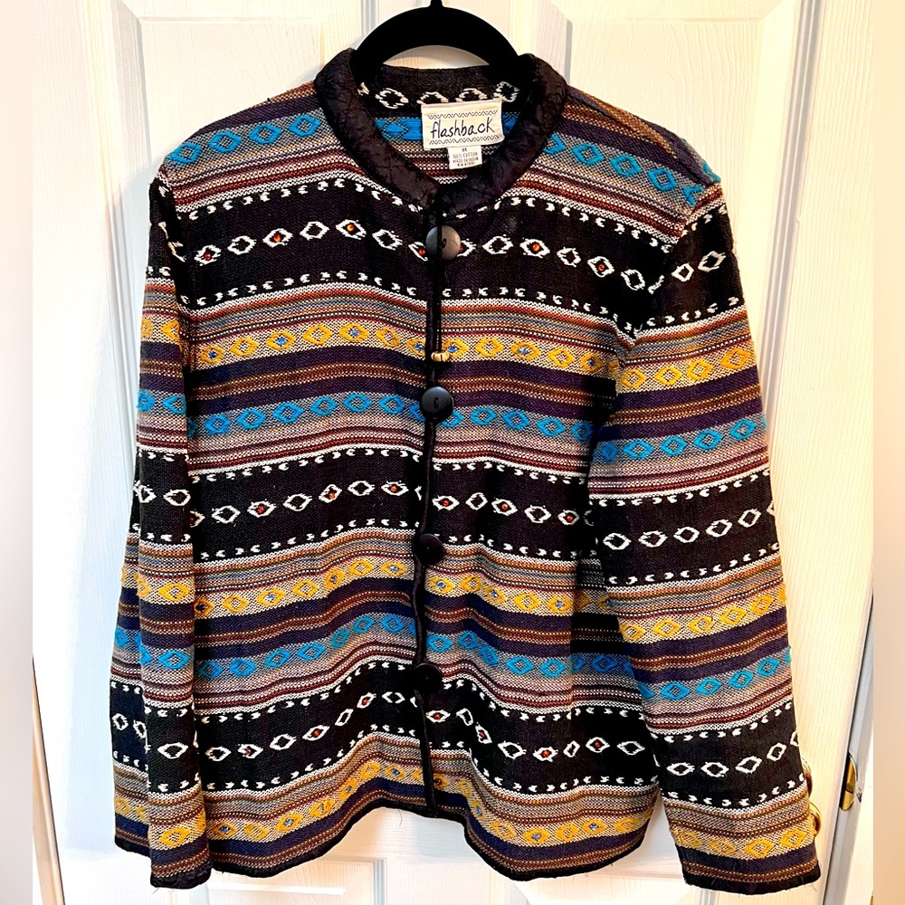 Vintage woven tapestry jacket